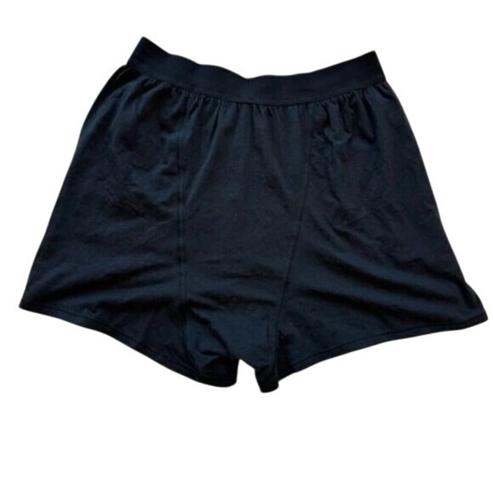 Skims Boyfriend Loose Boxer Onyx Black Size S NWT MSRP $34